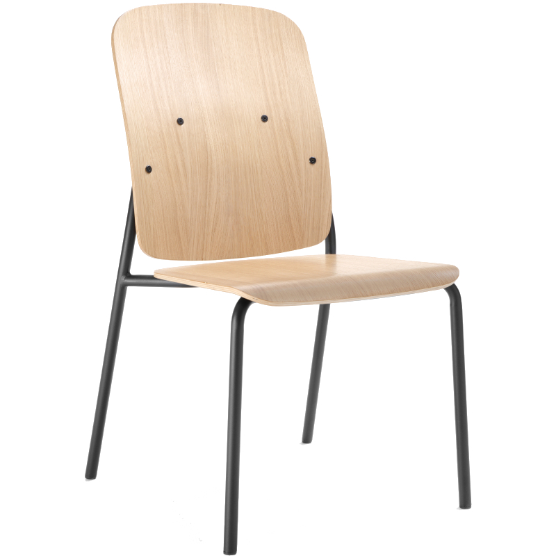 Per ongeluk Buitenshuis replica Stoel Hens hout 4-poot hoog | Multi inzetbare stoel | MV Kantoor