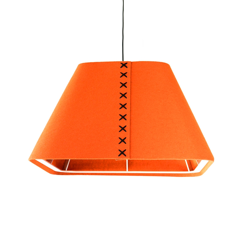 Akoestische XL hanglamp BuzziShade Square Akoestische verlichting